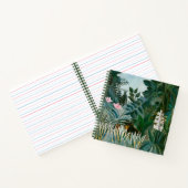 Henri Rousseau - Der Äquatorialdschungel Notizblock (Innenseite)