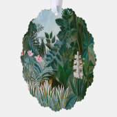 Henri Rousseau - Der Äquatorialdschungel Ornament Karte (Links)