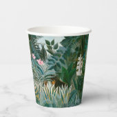 Henri Rousseau - Der Äquatorialdschungel Pappbecher (Rückseite)