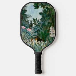 Henri Rousseau - Der Äquatorialdschungel Pickleball Schläger
