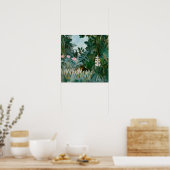 Henri Rousseau - Der Äquatorialdschungel Poster (Küche)