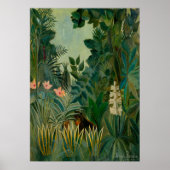 Henri Rousseau - Der Äquatorialdschungel Poster (Vorne)