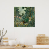 Henri Rousseau Der Äquatorialdschungel Poster (Küche)