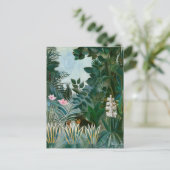 Henri Rousseau - Der Äquatorialdschungel Postkarte (Stehend Vorderseite)