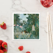 Henri Rousseau - Der Äquatorialdschungel Serviette (Beispiel)