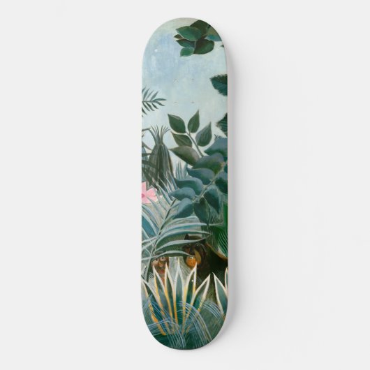 Henri Rousseau - Der Äquatorialdschungel Skateboard (Vorderseite)