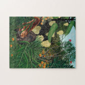 Henri Rousseau Der äquatoriale Dschungel Botanisch Puzzle (Horizontal)