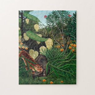 Henri Rousseau Der äquatoriale Dschungel Botanisch Puzzle