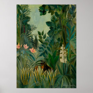 Henri Rousseau - Der äquatoriale Dschungel Poster