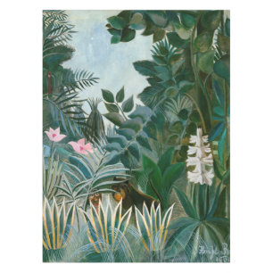 Henri Rousseau - Der äquatoriale Dschungel Tischdecke