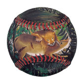 Henri Rousseau - Der hungrige Löwe Baseball (Rückseite)