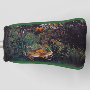 Henri Rousseau - Der hungrige Löwe Golf Headcover