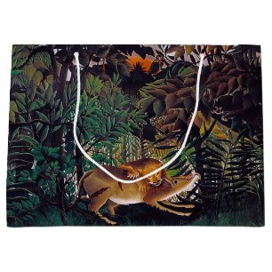 Henri Rousseau - Der hungrige Löwe Große Geschenktüte