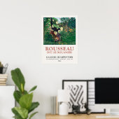 Henri Rousseau der Kampf zwischen Tiger und Buffal Poster (Heimbüro)