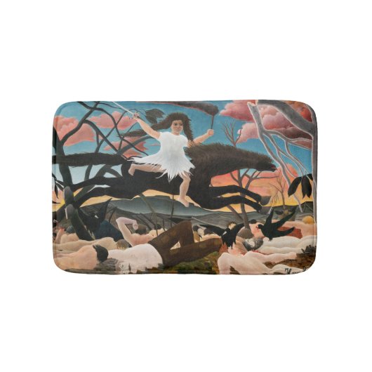 Henri Rousseau - Der Krieg Badematte (Vorderseite)