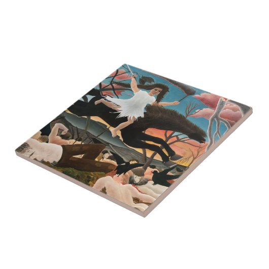 Henri Rousseau - Der Krieg Fliese (Seite)