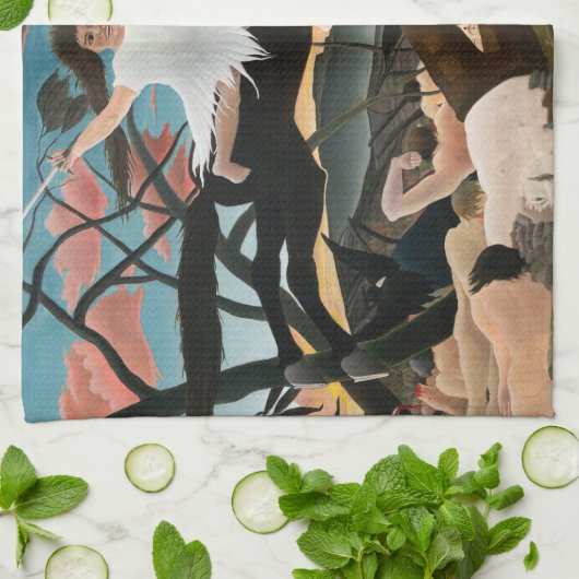 Henri Rousseau - Der Krieg Geschirrtuch (Gefaltet)