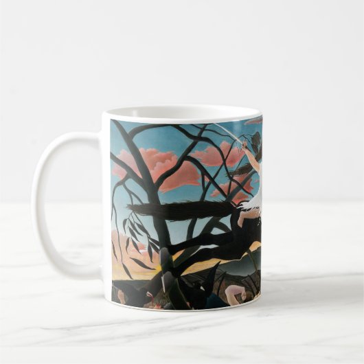 Henri Rousseau - Der Krieg Kaffeetasse (Links)