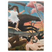 Henri Rousseau - Der Krieg Klemmbrett (Rückseite)