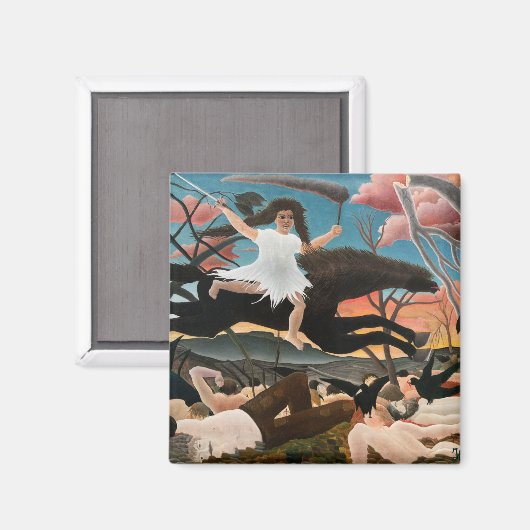 Henri Rousseau - Der Krieg Magnet (Vorderseite/Rückseite)