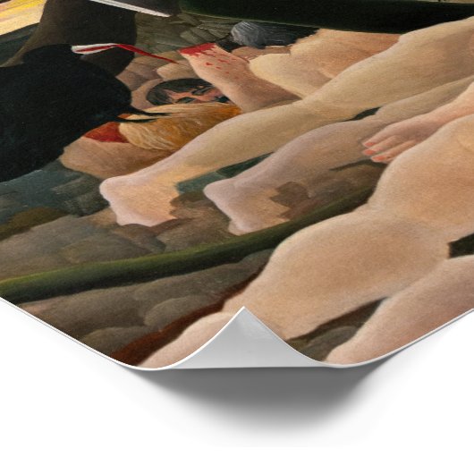 Henri Rousseau - Der Krieg Poster (Ecke)