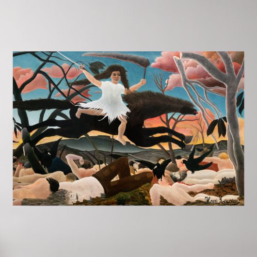 Henri Rousseau - Der Krieg Poster (Vorne)