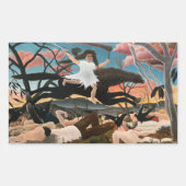 Henri Rousseau - Der Krieg Rechteckiger Aufkleber (Vorderseite)