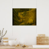 Henri Rousseau - der Löwenkopf Poster (Küche)