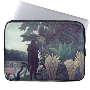 Henri Rousseau - Der Schlangenbeschwörer Laptopschutzhülle