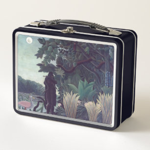 Henri Rousseau - Der Schlangenbeschwörer Metall Brotdose