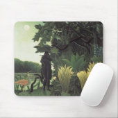 Henri Rousseau - der Schlangenbeschwörer Mousepad (Mit Mouse)