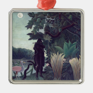 Henri Rousseau - Der Schlangenbeschwörer Ornament Aus Metall