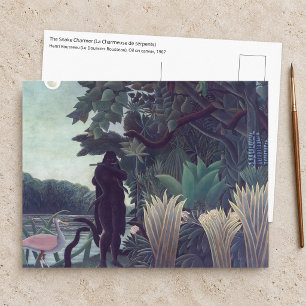 Henri Rousseau - Der Schlangenbeschwörer Postkarte