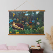 Henri Rousseau Der Traum 1910 (Le Rêve) CC0331 Wandteppich Mit Holzrahmen (Schlafzimmer)