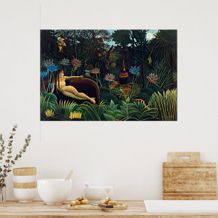 Henri Rousseau Der Traum Dschungel Kunstdruck Post Poster