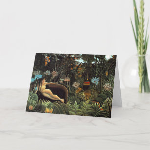 Henri Rousseau - Der Traum Feiertagskarte