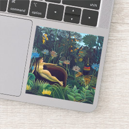 Henri Rousseau - Der Traum / Le Reve Aufkleber