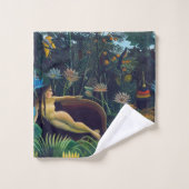 Henri Rousseau - Der Traum / Le Reve Badhandtuch Set (Waschlappen)