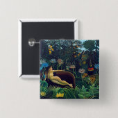 Henri Rousseau - Der Traum / Le Reve Button (Vorne & Hinten)