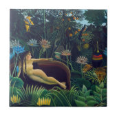 Henri Rousseau - Der Traum / Le Reve Fliese (Vorderseite)