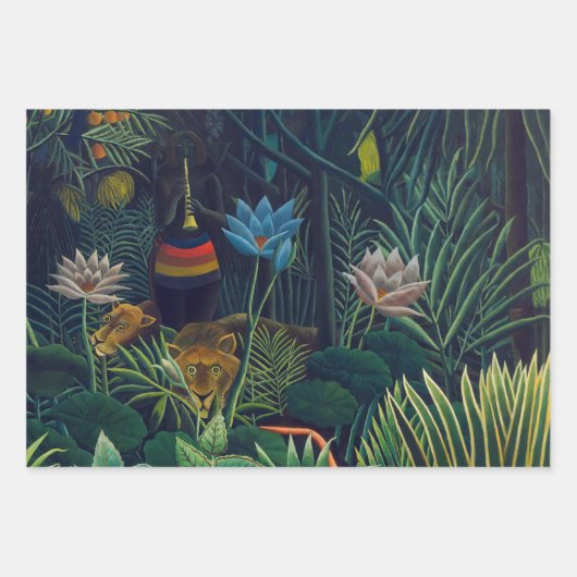 Henri Rousseau - Der Traum / Le Reve Geschenkpapier Set (Vorderseite 3)
