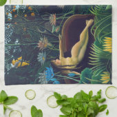 Henri Rousseau - Der Traum / Le Reve Geschirrtuch (Gefaltet)