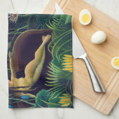 Henri Rousseau - Der Traum / Le Reve Geschirrtuch (Viertel Falte)