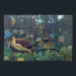 Henri Rousseau - Der Traum / Le Reve Geschirrtuch<br><div class="desc">The Dream / Le Reve - Henri Rousseau,  1910 (alias Douanier Rousseau)</div>