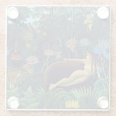 Henri Rousseau - Der Traum / Le Reve Glasuntersetzer (Rückseite)