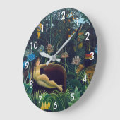 Henri Rousseau - Der Traum / Le Reve Große Wanduhr (Winkel)