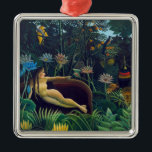 Henri Rousseau - Der Traum / Le Reve Ornament Aus Metall<br><div class="desc">The Dream / Le Reve - Henri Rousseau,  1910 (alias Douanier Rousseau)</div>
