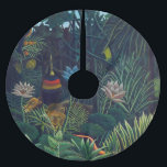 Henri Rousseau - Der Traum / Le Reve Polyester Weihnachtsbaumdecke<br><div class="desc">The Dream / Le Reve - Henri Rousseau,  1910 (alias Douanier Rousseau)</div>