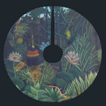 Henri Rousseau - Der Traum / Le Reve Polyester Weihnachtsbaumdecke<br><div class="desc">The Dream / Le Reve - Henri Rousseau,  1910 (alias Douanier Rousseau)</div>