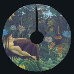 Henri Rousseau - Der Traum / Le Reve Polyester Weihnachtsbaumdecke<br><div class="desc">The Dream / Le Reve - Henri Rousseau,  1910 (alias Douanier Rousseau)</div>